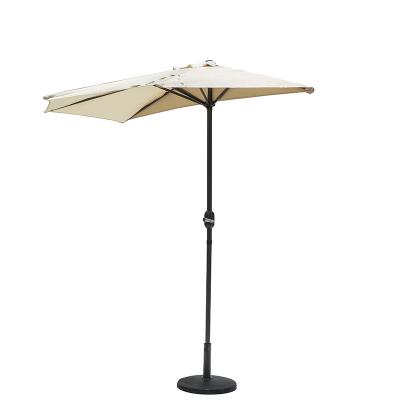 China Wholesale Luxury Garden Sun Patio Furniture Modern Outdoor Parasol Umbrella With Logo Printing Aluminum Windproof Umbrella for sale