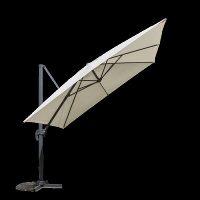 China Modern PU Coated Roman Cantilever Umbrella Outdoor Modern Windproof Manufacturers Wholesale Polyester Fabric Backyard Umbrella for sale