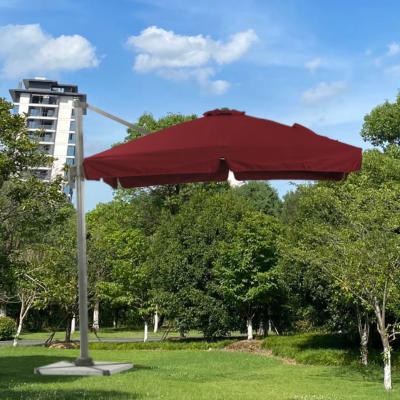 China Roman Umbrella Cafe Swimming Pool Modern Outdoor Garden Multi-position Restaurant Patio Umbrellas Parasol Umbrella for sale