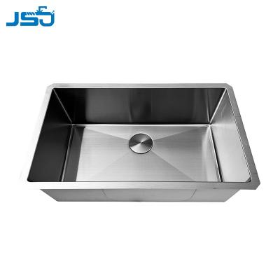 China Without 304 stainless steel handmade single bowl kitchen sink faucet production line with nano customized for sale