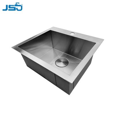 China Without Faucet High Quality Brushed Kitchen Sink Customized Size Handmade Nano Kitchen Sink for sale