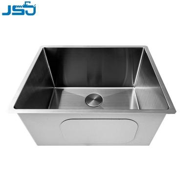 China Without Undermount Handmade Single Bowl Basin Sink Faucet Kitchen Modern Stainless Steel Sinks for sale