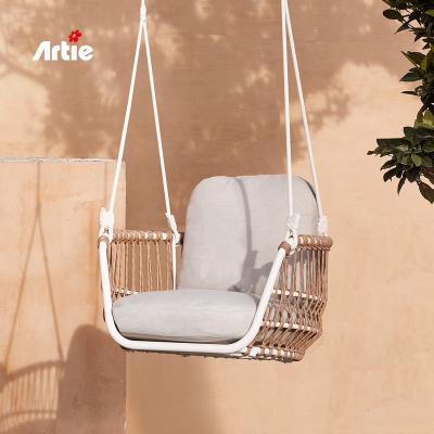 China Artie High Quality Garden Patio UV-Resistant Swing Egg Swing Egg Chair UV-Resistant PE Rattan Wicker Weave for sale