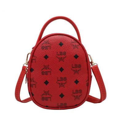 China High quality ladies bag 2022 new wholesale fashion chest letter printed mini oval handbags for women for sale