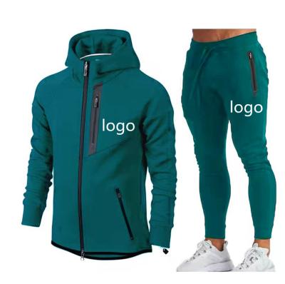 China 2022 QUICK DRY Wholesale fleece hoodie tracksuit with custom logo sweat suits for sale