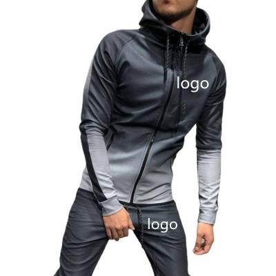 China 2022 Wholesale Digital Printed Sport QUICK DRY Zipper Tracksuit Men's Sweat Suits Sweat Suits for sale