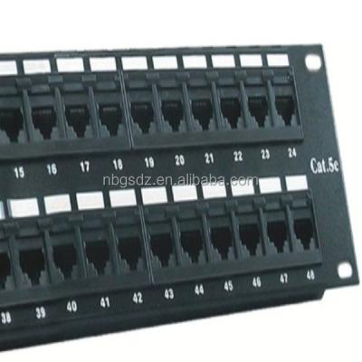 China 48-Port CAT5e UTP Patch Panel, 2U GS for sale