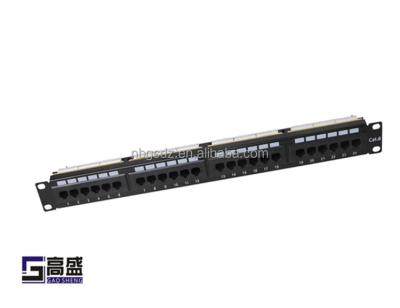 China High Quality Cat6 RJ45 Patch Panel Module 24 Port GS for sale