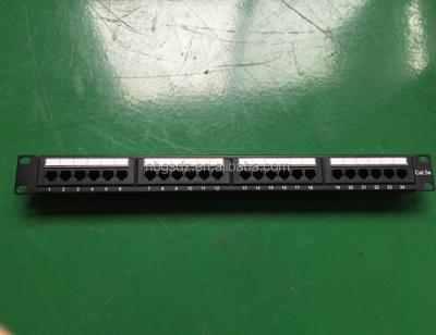 China Port Cat5e Cat6 RJ45 Patch Panel Amp 24 GS for sale