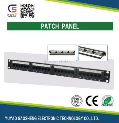 China Cat6 24 RJ45 Manufactor Networking Left Patch Panel for sale