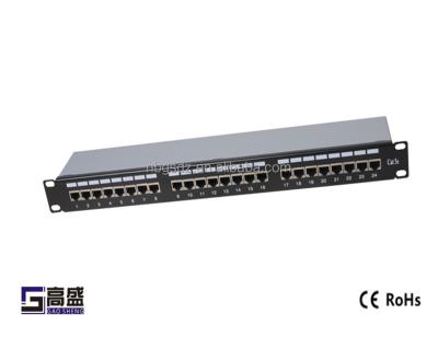 China 2017 Top Quality Networking Networking 2017 Amp STP Cat5e 24 Crown Port Patch Panel for sale