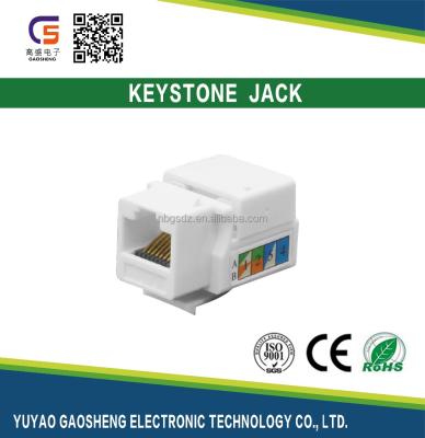 China Cat5 Punch Down Keystone Jack RJ45 CAT6 NEW SK610095 White for sale