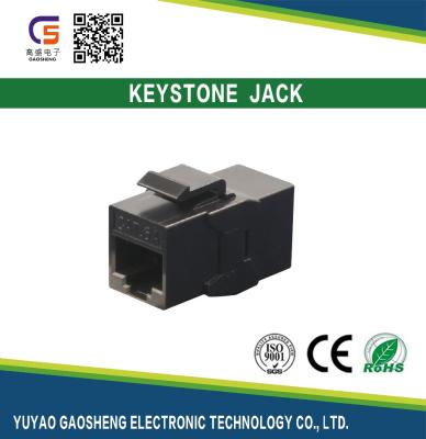 China Telecom RJ45 RJ45 To 8P8C Adapter Connect Cat.6A Cat.6 Cat.5e Socket Shielded Keystone Jack Manufacturer for sale