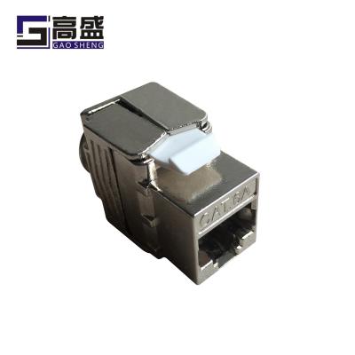 China audio & Cat.6 Zinc Alloy Visual Keystone Jack 180 Degree for sale