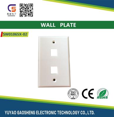 China China Telecommunication Network Faceplate 2 Ports Export Integrated Type Dual Access 120 Ports Curve Wall Information Faceplate Surface Flat for sale