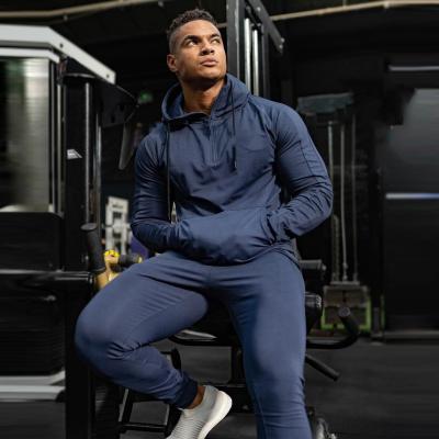 China Wholesale Men's Training Clothing Gym Wear Sports Men's Workout Tracksuit Anti-UV for sale