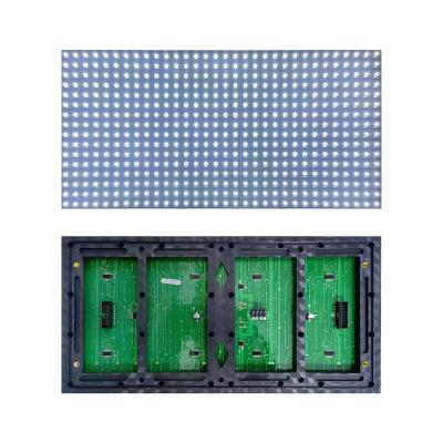 China P10 Single White Outdoor SMD2835 LED Display Module / Panel For Advertising for sale