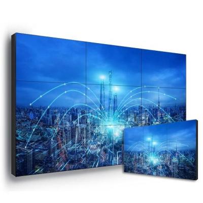 China 55 Inch Ultra Narrow Bezel Advertising Screen 4K LCD Video Wall Screen Display for sale