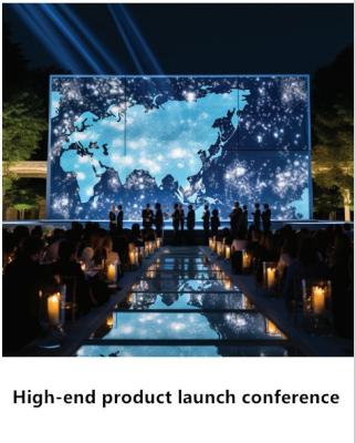 China Outdoor Mesh Full Color Rental LED Video Screen Fixed Transparent P3.9 LED Display for sale