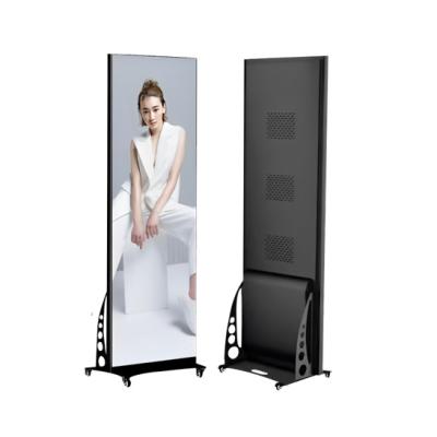 China Led Advertising Adigital Sign P2.5 Led Poster Display Screen In Store / Bank / Bar / School And Company for sale