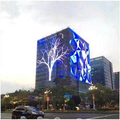 Chine Écran LED auto-adhésif à haute luminosité, espacement de plusieurs pixels, flexible et transparent pour une utilisation dans un centre commercial à vendre