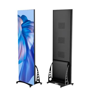 China Publicidade LED Poster Display Outdoor LED POSTERS 640*1920mm Ecrã em pé P2.5mm Outdoor Led Poster à venda