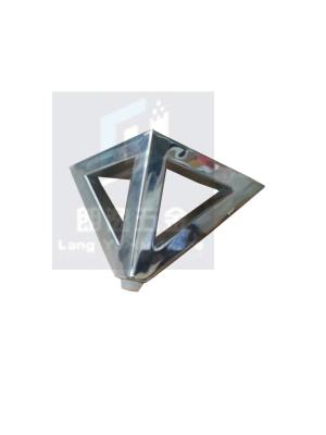 China New style stainless welding triangle sofa leg S073 for sale