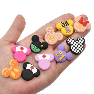 China Durable And Soft Wholesale Shoe Charms Character Cartoon Charms Mouse Shoe Charms for sale