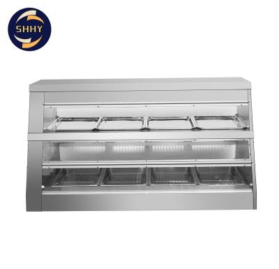 China Factory outlet wholesale restaurant display cabinet stainless steel commercial heating equipment l 1500*760*840 for sale