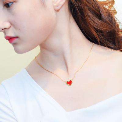 China Lux New Arrival Trendy Small Entry Necklace Lux Style Delicate Wind High-Grade Entry Pendant Quality for sale