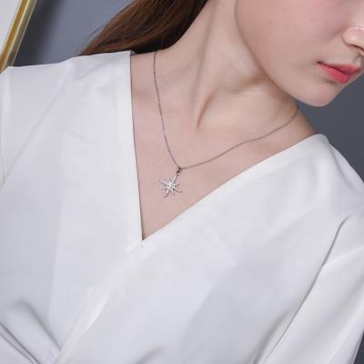 China Trendy cheap pendant fashion minimalist gold color necklace star jewelry brand high-grade quality silver for sale