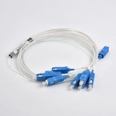 China FTTH Hot Selling Mini Tube TV Cable Splitter Box 1x8 Fiber Optic PLC Splitter for sale