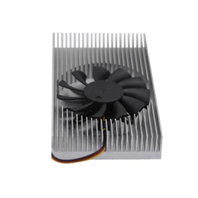 China Baking Equipment Absorbs Heat DF601024MB Customized 100x55.7x15.2mm Radiator With DC Fan for sale