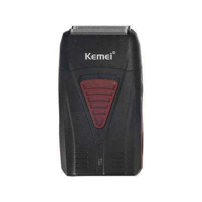 China Kemei-3381 Male Twin Blade Rechargeable Cordless Razor Twin Blade Swapping Beard Shaver For Men Face Care Machine Barber Trimmer for sale