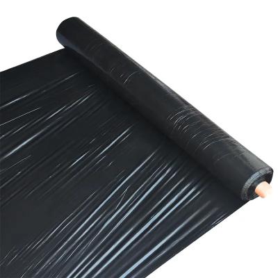 China UV Resistant Agricultural plastic film Black/ Silver Mulch film , anti grass mat for sale