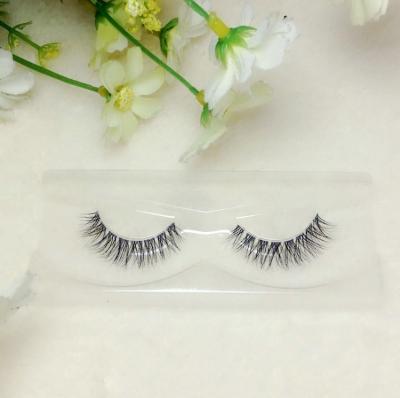 China Private Label Tape Vegan Eyelash Wrapping 3D Mink Hair Friendly Custom Lashes Clear False Mink Lashes for sale