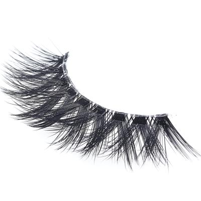 China Wholesale Vegan Friendly Clear Strip 3D Mink Lashes Mink Eyelash Own Brand Eyelashes With OEM Eyelash Packaging for sale