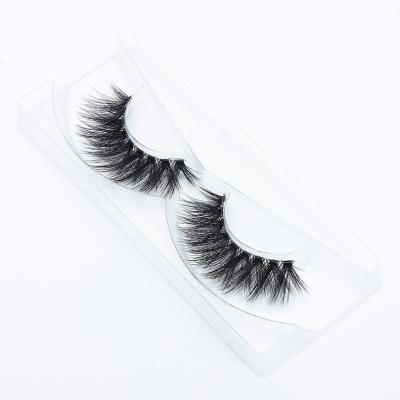 China Vegan Friendly China Supplier Wholesale Cheap Mink Lashes 3D Strip Clear Private Label False Eyelashes for sale