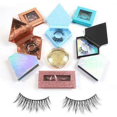 China Wholesale 3D Private Label Faux Mink Eyelashes Handmade Cruelty Free 3D Silk Clean Wear Comfortable Branded Lashes for sale