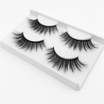 China Comfortable Korean Wear Private Label 5D Silk Lashes With Custom Eyelashes Box for sale