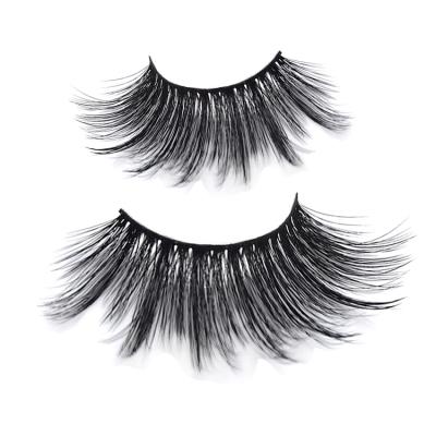 China 25mm Vegan Friendly Faux Mink Eyelashes 3D Super Mink Long Lashes for sale