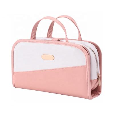 China Goods Customize PVC Transparent Women Travel Toiletry Makeup Bag Waterproof PU Logo Cosmetic Bag Eco Friendly for sale