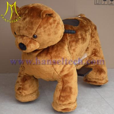 China Hansel CE certificated plush electric animal rides for shopping center for sale