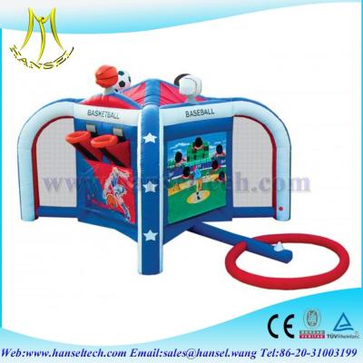 China Hansel PVC commercial outdoor inflatable ball games inflatable ball filed for sale