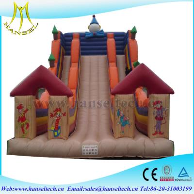 China Hansel 2017 hot selling PVC outdoor play area inflatable products for sale