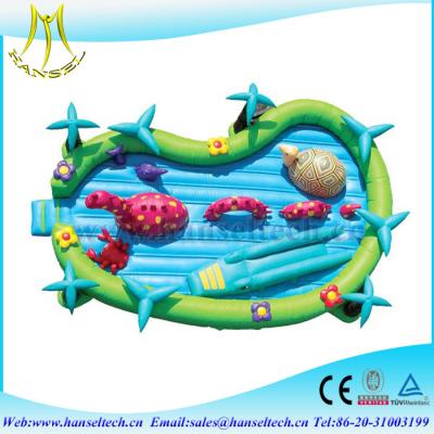 China Hansel customized design inflatable dry slide playing equipment for sale