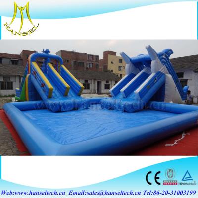 China Hansel popular infltable extra large inflatable pool for swimming for sale