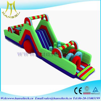 China Hansel affordable playground equipment,obstacle sport game indoor and outdoor for sale