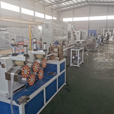 China Durable Geo Extrusion Machine for PE PET Fiber Strapping Band Production Line with Shipping à venda