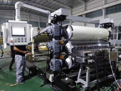 China Máquina de cartón de plástico para materiales de PVC y velocidad de la máquina de 2-20 M / min en venta